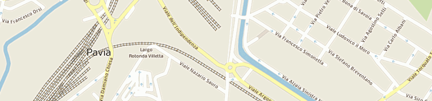 Mappa della impresa primavera  srl a PAVIA
