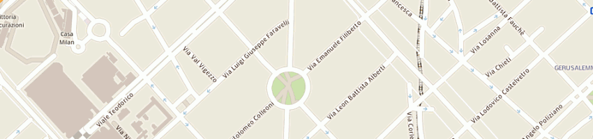 Mappa della impresa didue srl a MILANO