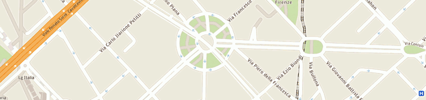 Mappa della impresa ina assitalia next insurance sas a MILANO