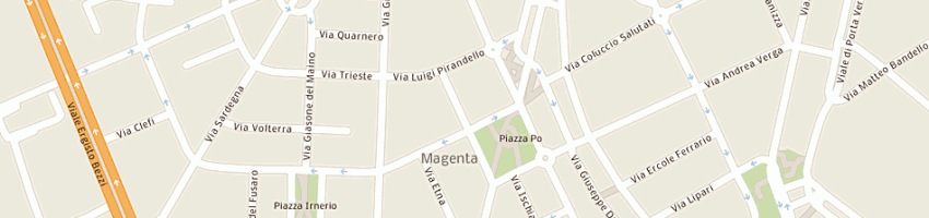 Mappa della impresa bubani cremonese dr carlo francesco a MILANO