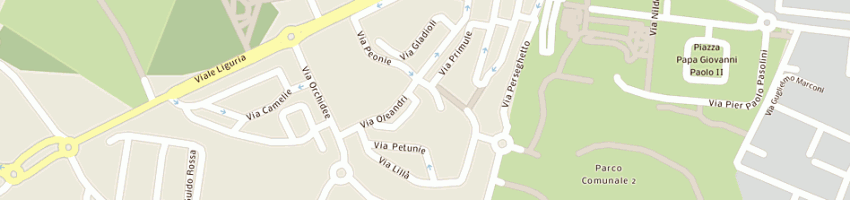 Mappa della impresa servizi suyos 3 di huamancusi ventura juan a MILANO