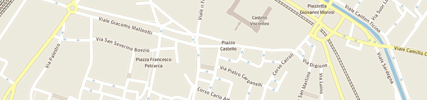 Mappa della impresa lavezzi stefania a PAVIA