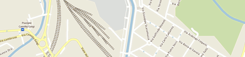 Mappa della impresa bar trattoria jolanda a PAVIA