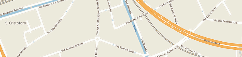 Mappa della impresa novantanove auto di pozzessere pasquale a MILANO