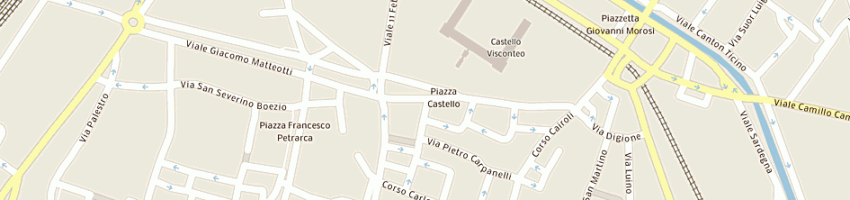 Mappa della impresa gv design srl a PAVIA