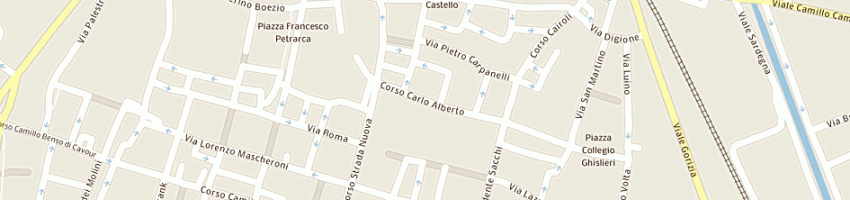 Mappa della impresa brambini e stefani snc a PAVIA
