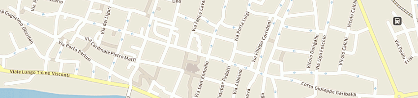 Mappa della impresa la piazzetta srl a PAVIA