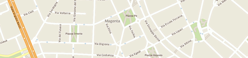Mappa della impresa senise massimo a MILANO