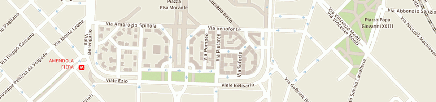 Mappa della impresa impresa la casa costruzioni (srl) a MILANO