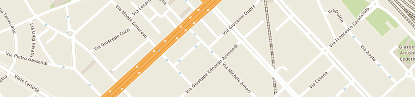 Mappa della impresa pisani rosanna a MILANO