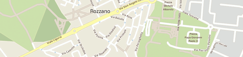 Mappa della impresa miogas srl a ROZZANO