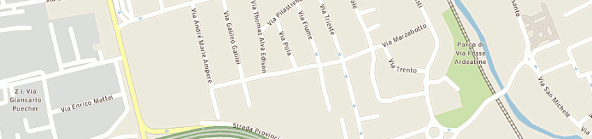 Mappa della impresa municipio a PADERNO DUGNANO
