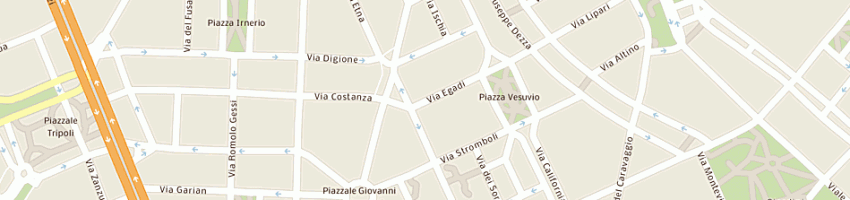 Mappa della impresa associazione luigi ed ersilia majno a MILANO