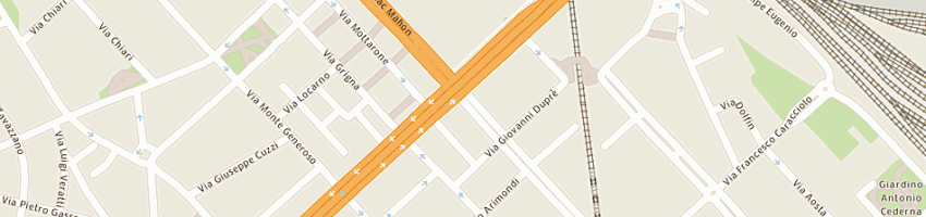 Mappa della impresa puppi alessandro a MILANO