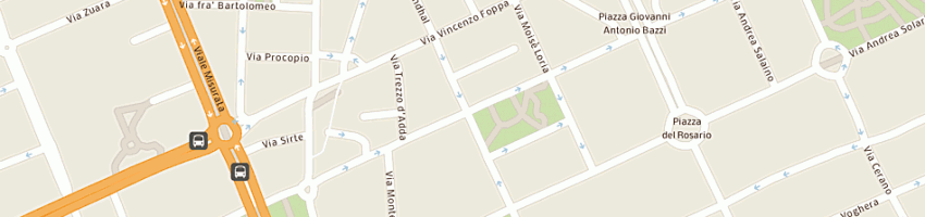 Mappa della impresa extravaganza srl a MILANO
