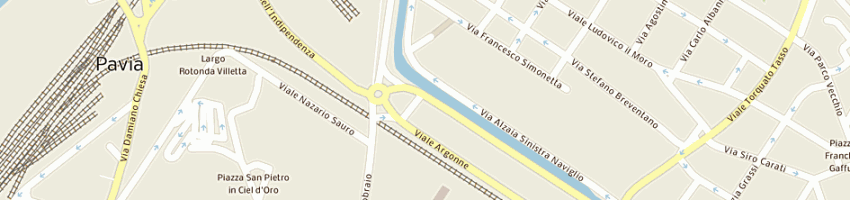 Mappa della impresa omnia a PAVIA