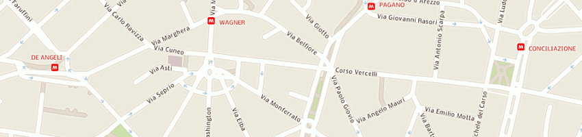 Mappa della impresa mid - messaggerie italiane distribuzione sas di negrini carla e c a MILANO