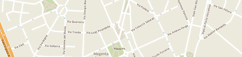 Mappa della impresa linea italiana di binda enzo e c snc  a MILANO