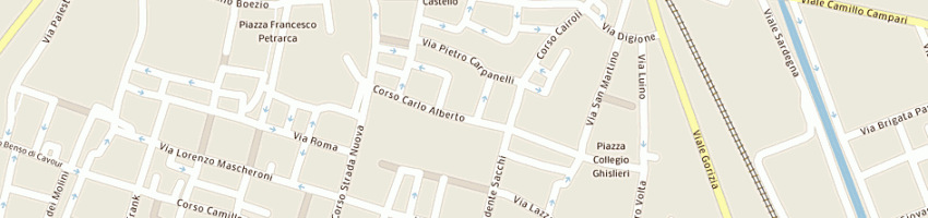 Mappa della impresa maggi riccardo a PAVIA