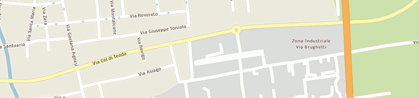Mappa della impresa mobilificio binzaghese sas di borgonovo arosio e c a CESANO MADERNO