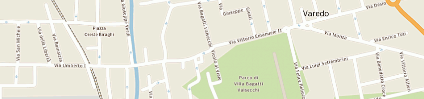 Mappa della impresa brambilla alessandro a VAREDO
