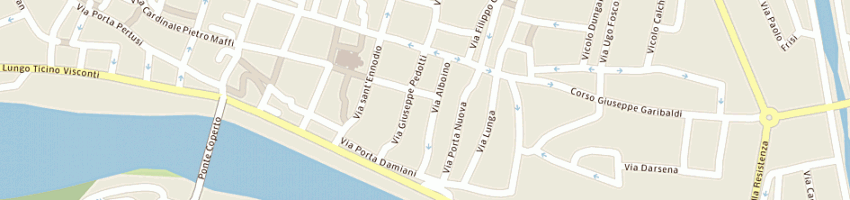 Mappa della impresa daffara ugo a PAVIA