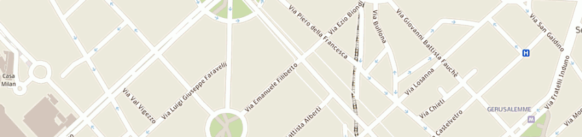 Mappa della impresa condominio via efiliberto 10 a MILANO