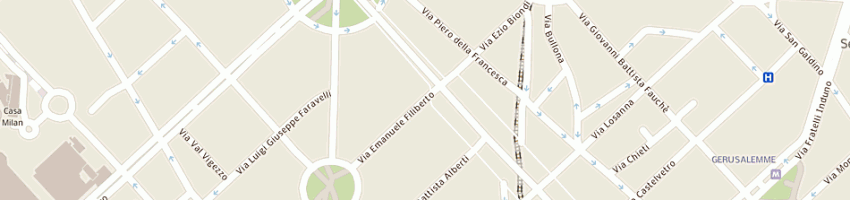 Mappa della impresa claro' srl a MILANO