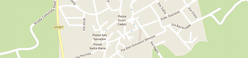 Mappa della impresa scuola materna' eroici caduti' a SERDIANA