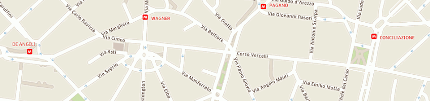 Mappa della impresa sampellegrini micaela nicoletta a MILANO