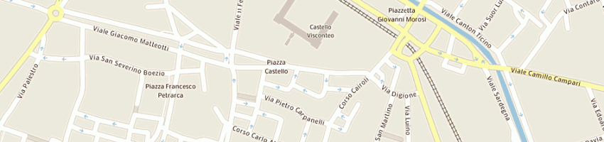 Mappa della impresa impresa costruzioni edili mottino immobiliare (srl) a PAVIA