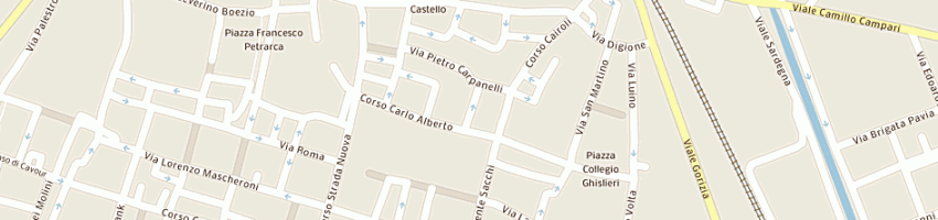 Mappa della impresa studio masia - tonali archinproject associati a PAVIA