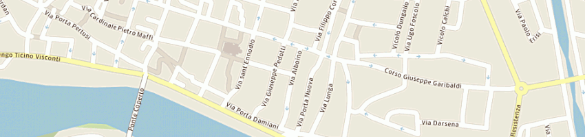 Mappa della impresa l'officina srl a PAVIA