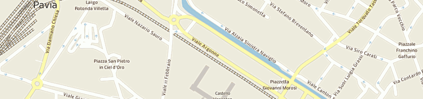 Mappa della impresa apostolico antonio a PAVIA