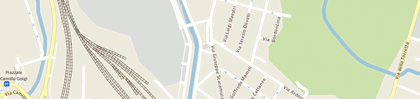 Mappa della impresa tintoria lux a PAVIA
