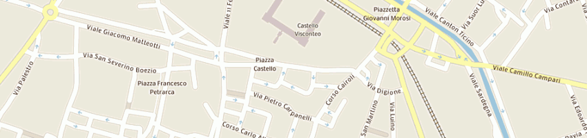 Mappa della impresa interluce di cabella rosa anna a PAVIA