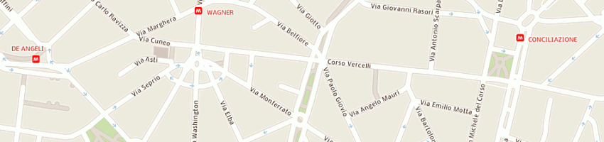 Mappa della impresa millenium world class hotel a MILANO