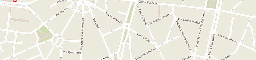 Mappa della impresa pini tiziana studio di consulenza marketing e comunicazione a MILANO