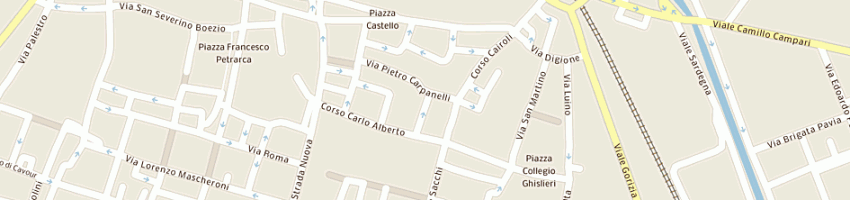 Mappa della impresa dragagna elena a PAVIA