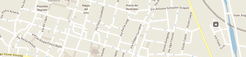 Mappa della impresa associazione italiana della croce rossa a PAVIA