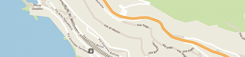 Mappa della impresa saro moda sas di rosario nato a CAMOGLI