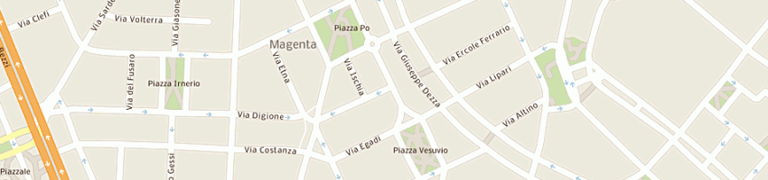 Mappa della impresa bertagnoli william a MILANO