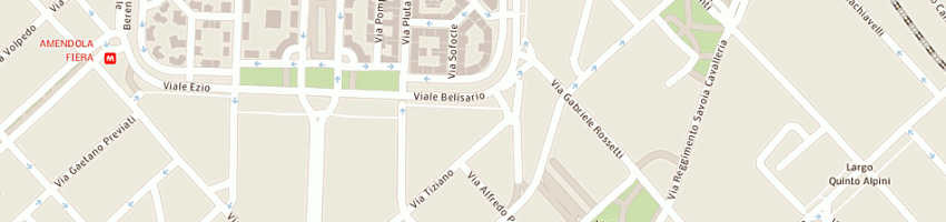 Mappa della impresa unes maxi srl a MILANO