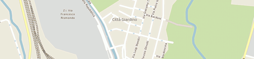 Mappa della impresa rampini ferdinando a PAVIA
