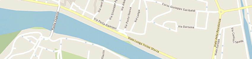 Mappa della impresa cafe' di porta nuova di bergantin mauro e c snc a PAVIA