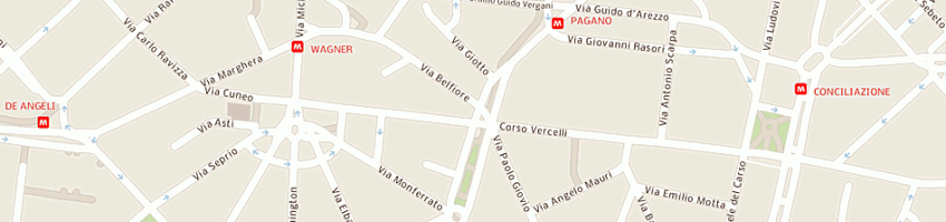 Mappa della impresa fazio sas di giuseppe fazio e c a MILANO