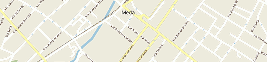 Mappa della impresa adua srl a MEDA