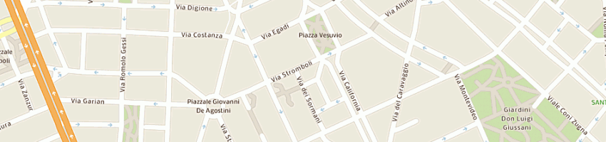 Mappa della impresa pan-am due srl a MILANO