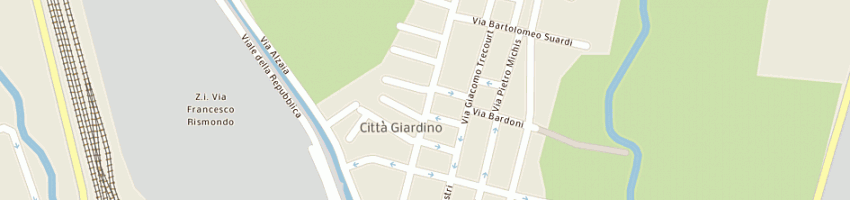 Mappa della impresa tintoria lavasecco argo a PAVIA
