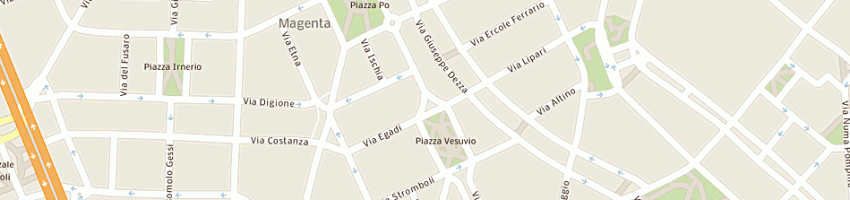 Mappa della impresa veryweb di basilico, giorcelli e c sas a MILANO